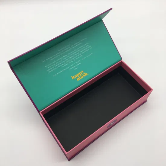 Boîte magnétique de secousse de boîte-cadeau de produit électronique d'emballage de papier rigide fait sur commande